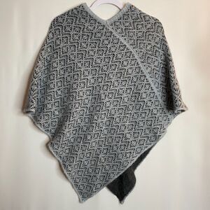 Iperico Mohair Wool Blend Shawl Sweater Made in Italy One Size